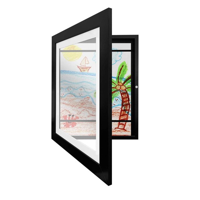 Kids Art Frame Front Open Changeable Children Art Frames for A4 size artwork Children Drawings Crafts Photo Home Decor 355cm