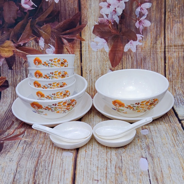 Bộ tô chén dĩa sứ trắng - tô chén dĩa sứ trắng