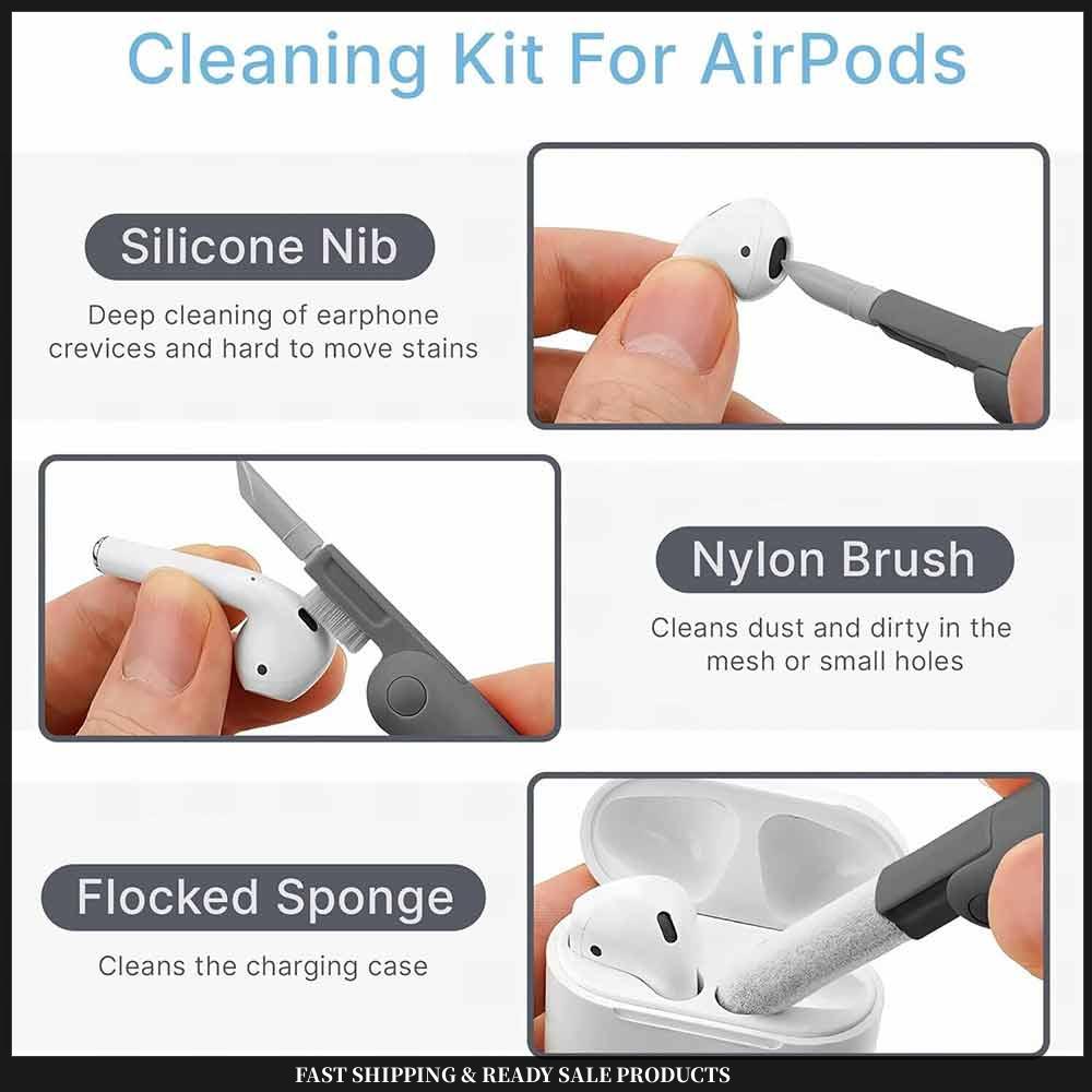 7-in-1 Cleaning Kit for Electronics – Screen and Keyboard Cleaner computer keyboard cleaning brush set