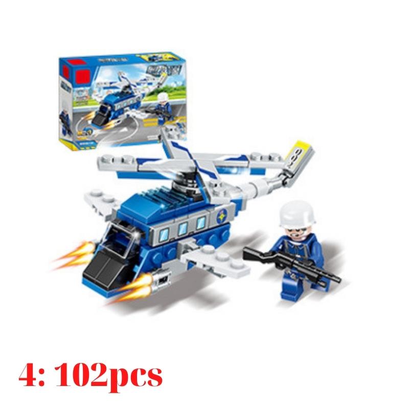 Đồ chơi lắp ráp lego xe cảnh sát Swat BIMINA
