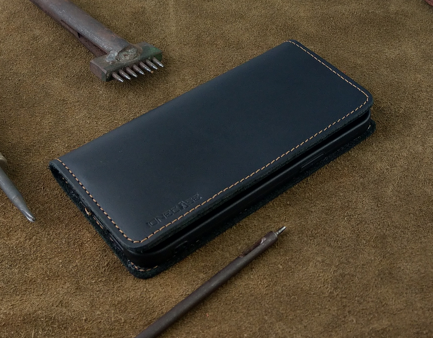 Bao Da dành cho Iphone 12 pro max /13 pro/13 pro max Handmade Da Bò Thật