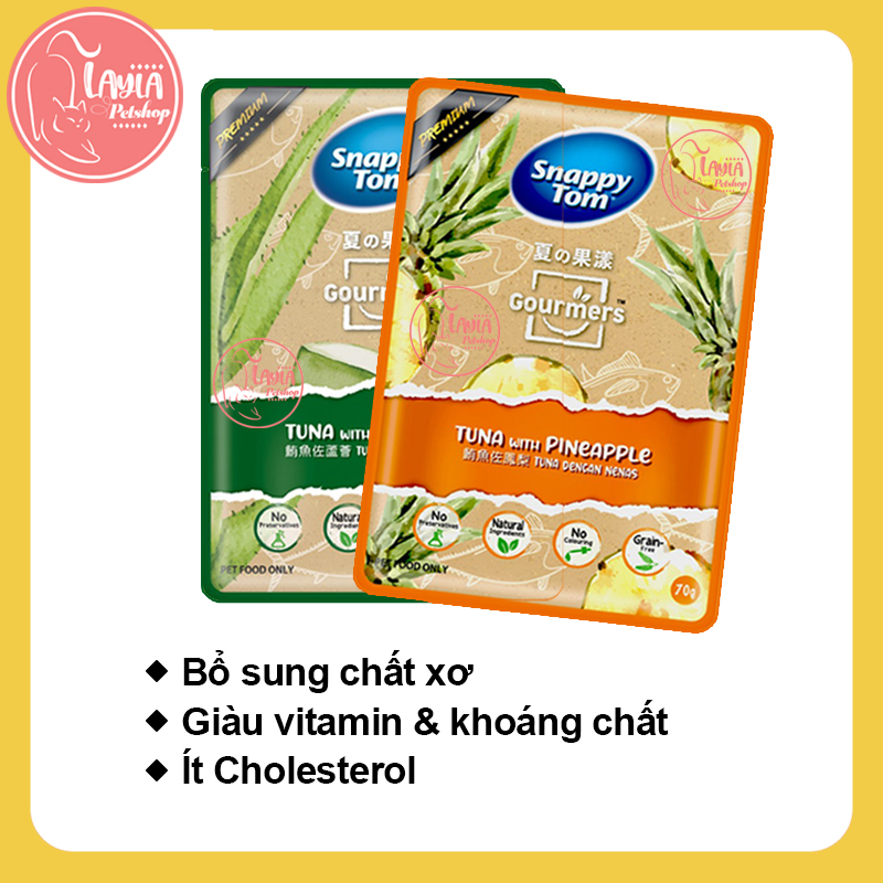 Pate Snappy Tom Trái Cây Cho Mèo