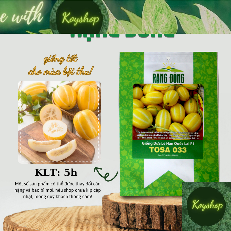 Hạt giống Cây ăn quả - Rau ăn trái trồng chậu, dễ chăm sóc, Hạt giống rau củ quả trồng quanh năm - Hạt giống Rạng Đông