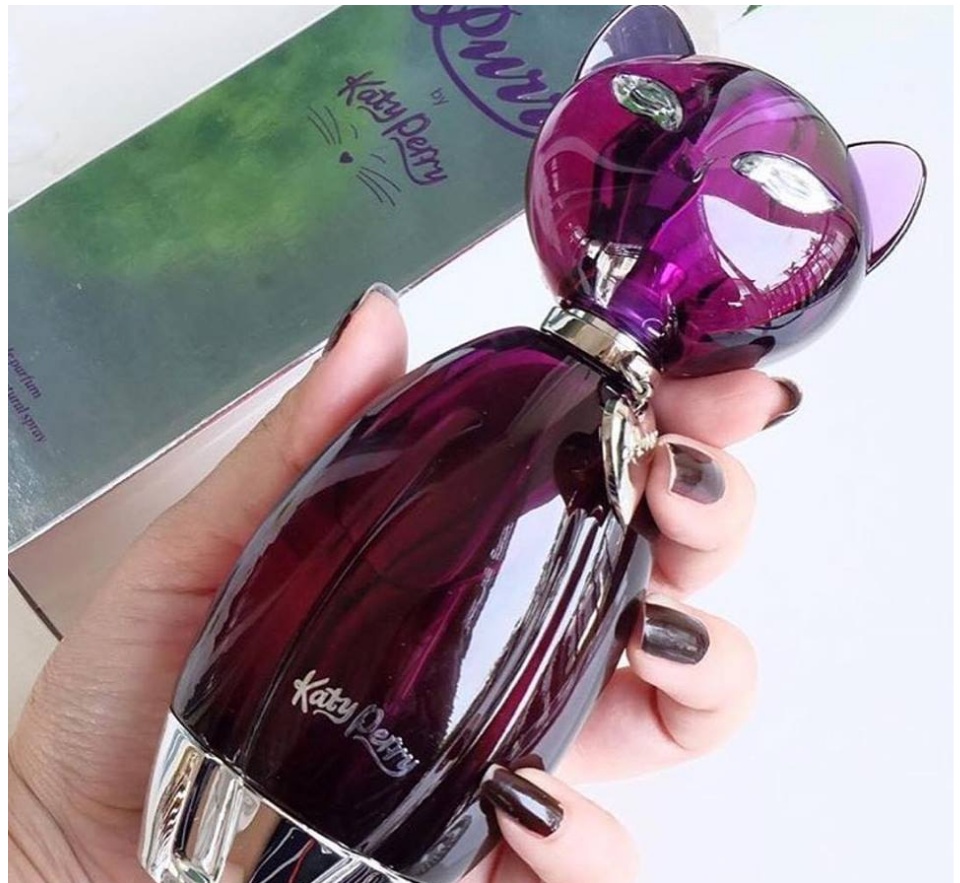 Nước Hoa Hình Mèo Katy Perry Hồng-Tím