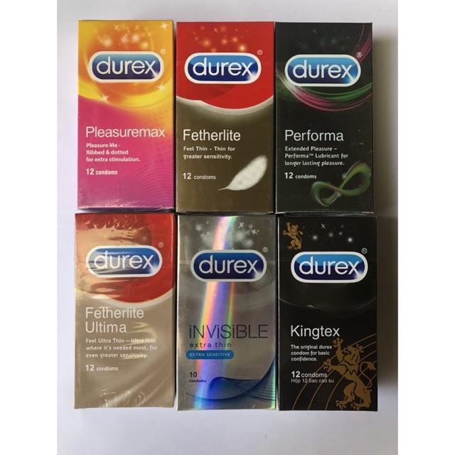 Combo 2  Hop Bao cao su Durex Kingtex