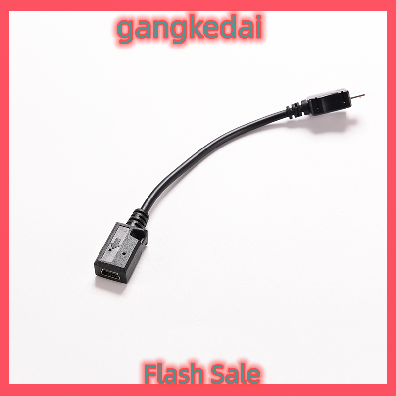 Gangke Micro USB Nam để Mini USB nữ dữ liệu Sync phí Adapter Cáp