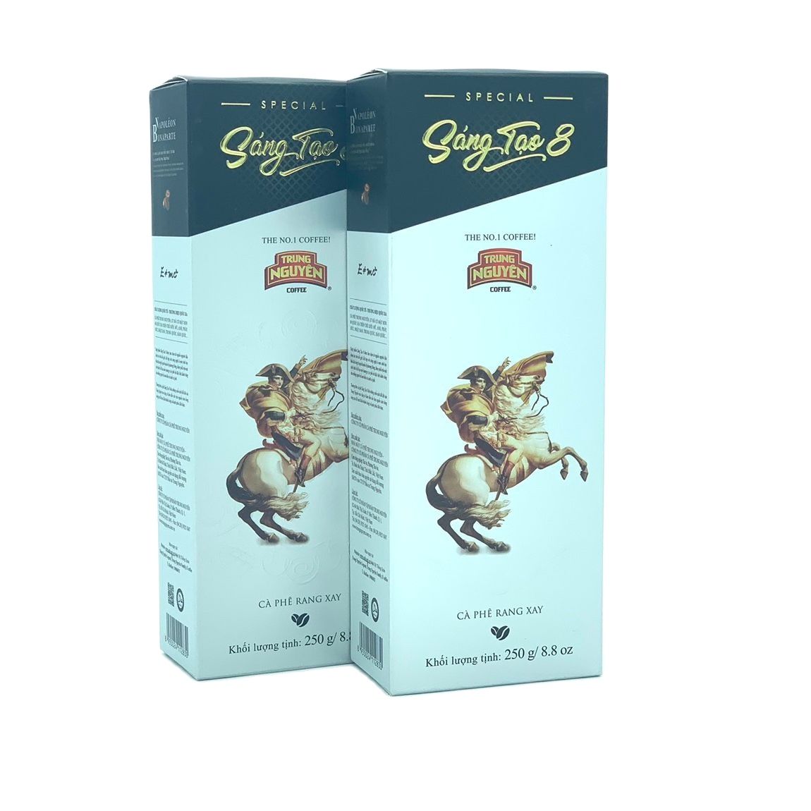 ( 02 Hộp 250gam) Cà phê Sáng Tạo 8 Trung Nguyên - Cà phê cao cấp bột pha phin