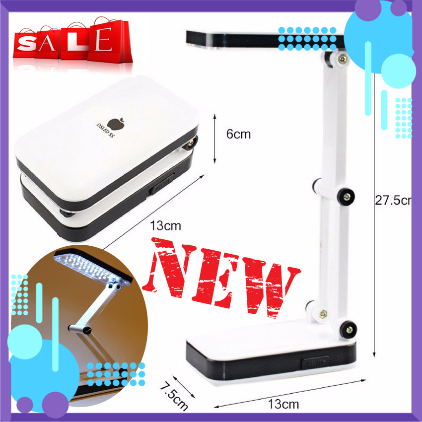Đèn để bàn sạc điện 2 chế độ ánh sáng - đèn dp-666 tích điện kèm dây sạc