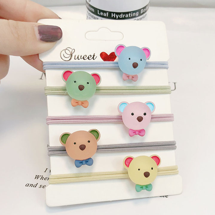 [SET 5] Dây cột tóc chú gấu cute