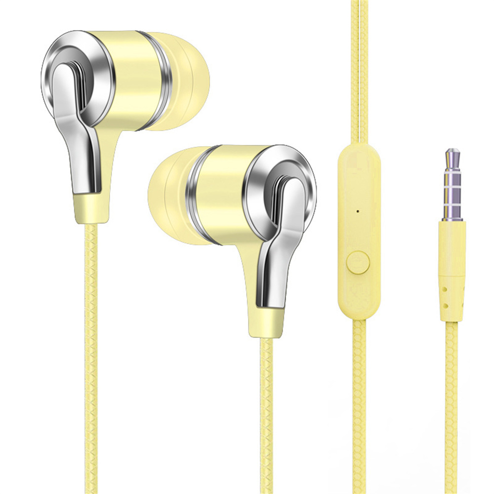 Essage In-Ear HeadphonesMobile Phone Wired HeadphonesBass Gaming Computer Wired Headphones In-Ear Game Earplugs Headphones Wholesale