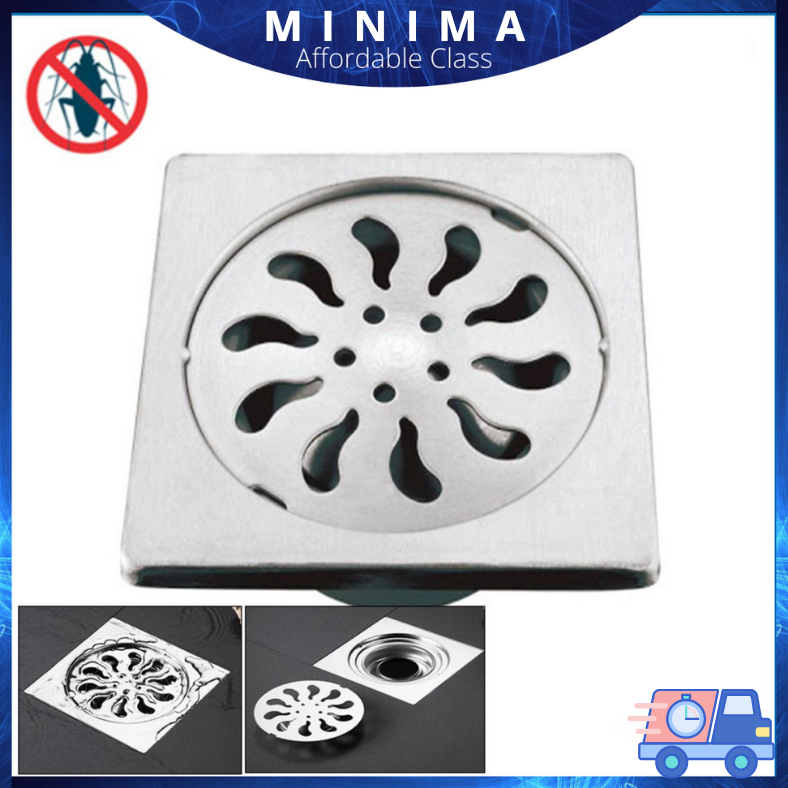 MINIMA SUS304 Premium Anti-Cockroach Stainless Steel Floor Drain ...