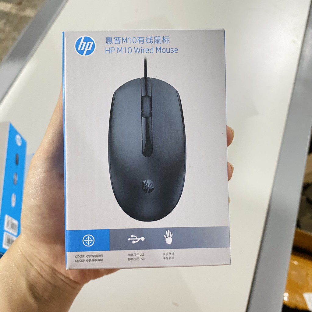 (BH12T) Chuột máy tính Chính Hãng HP có dây M10