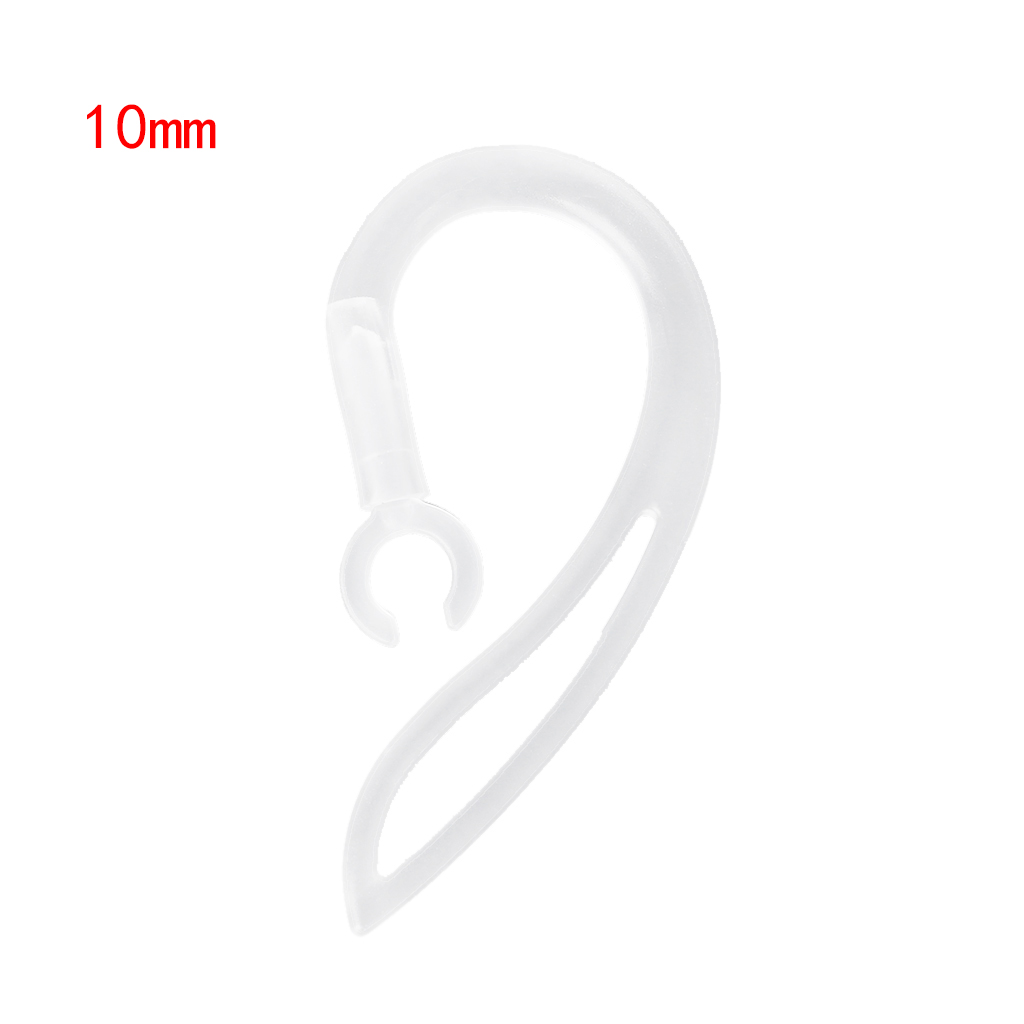 Tai nghe tương thích Bluetooth 10mm kẹp móc đeo tai silicon mềm trong suốt