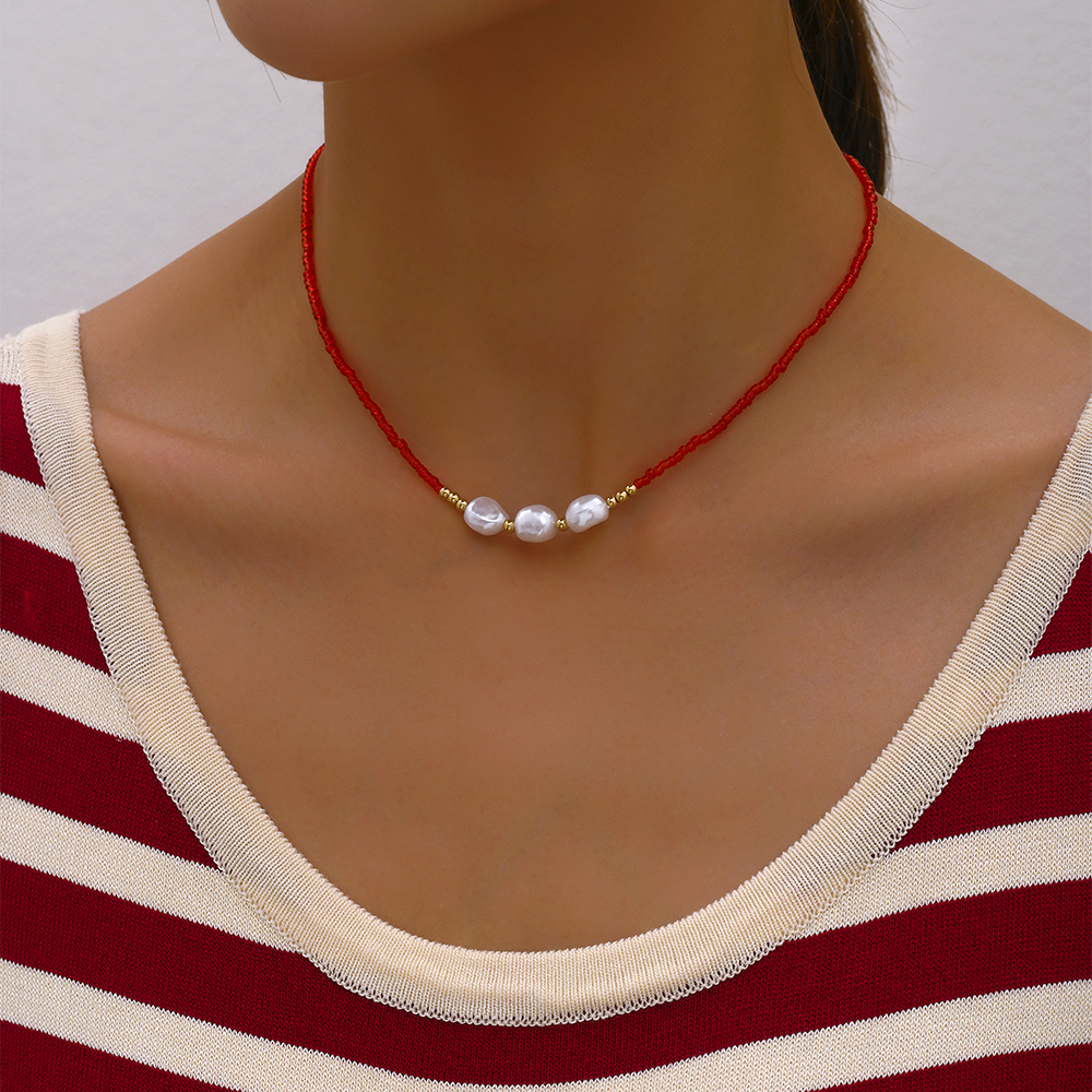 Trend Elegant Jewelry Wedding Multilayer Big Pearl Necklace For Women Fashion Imitation Pearl Gold Beads Choker Necklace N0401. 