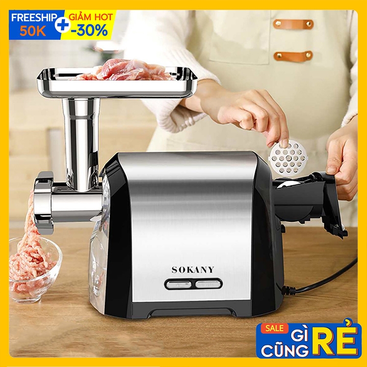 Máy xay thịt, đùn thịt làm lạp xưởng thực phẩm đa năng