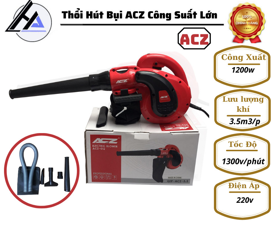 Máy Thổi Hút Bụi ACZ loại lớn công suất 1200w-Máy thổi bụi ACZ..