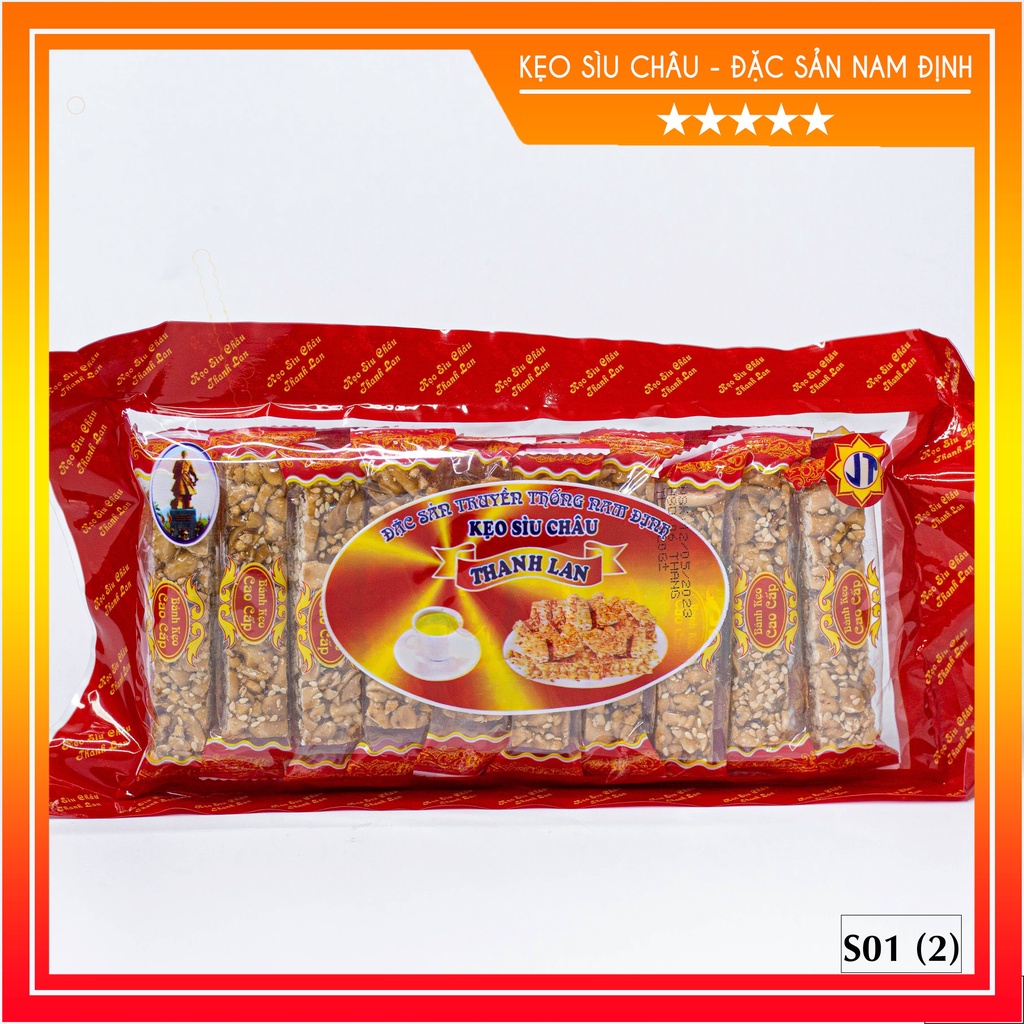 Kẹo lạc gói s01 - kẹo sìu châu thanh lan chính hiệu - đặc sản nam định