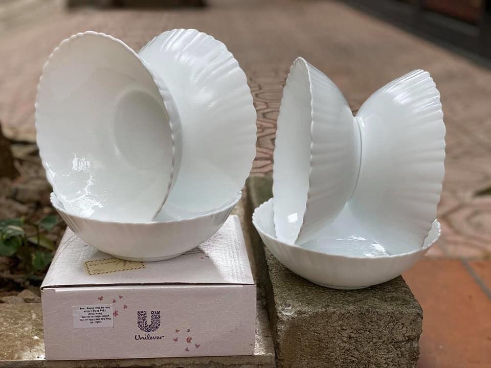 Bộ 06 Tô Thủy Tinh Cao Cấp 18cm