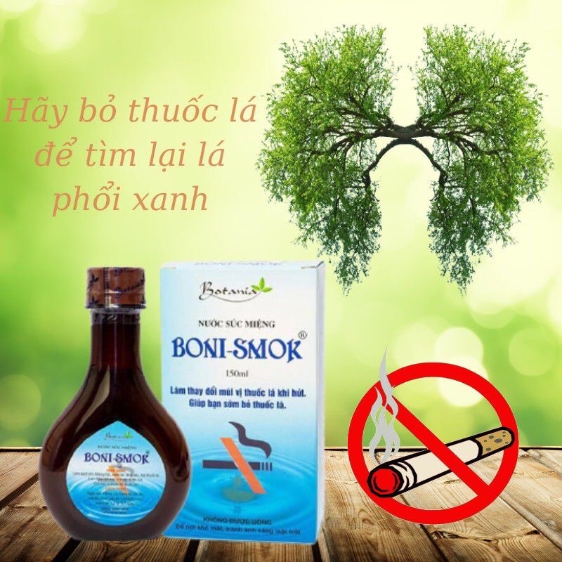 Nước xúc miệng boni smok