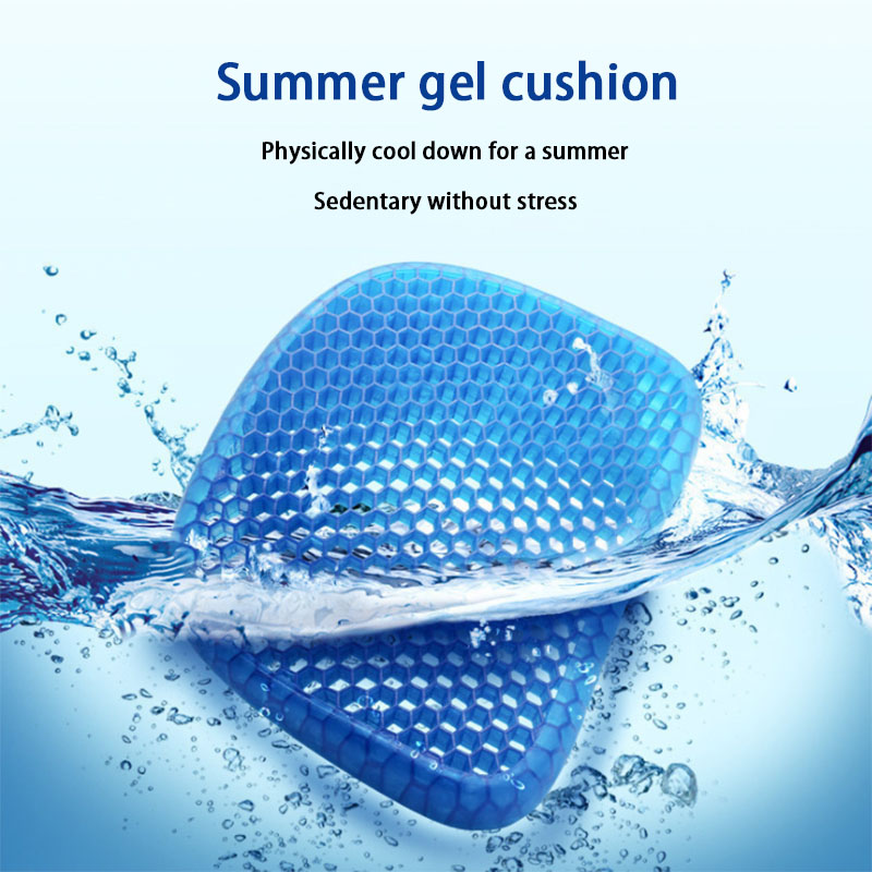 Chair Seat Cushion Seat Cusion Silicon Ice Gel Seat Cushion Egg Sitter 3D Cooling Grid Honeycomb Sitter Back Support Cushion Seat Silicon Seat Cushion Office Dining Gaming Chair Seat Pad Car Gel Seat Cushion Cover Sofa Seat Cushion Floor Seat Cushion. 