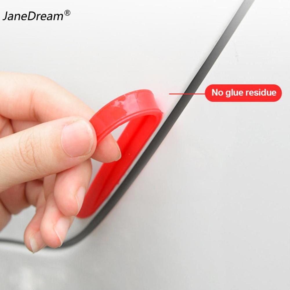 JaneDream 4Pcs Universal Car Door Edge Scrape Guard Bumper Guards Protector Rearview Mirror Protection Sticker Protective Strip BYD ATTO 3
