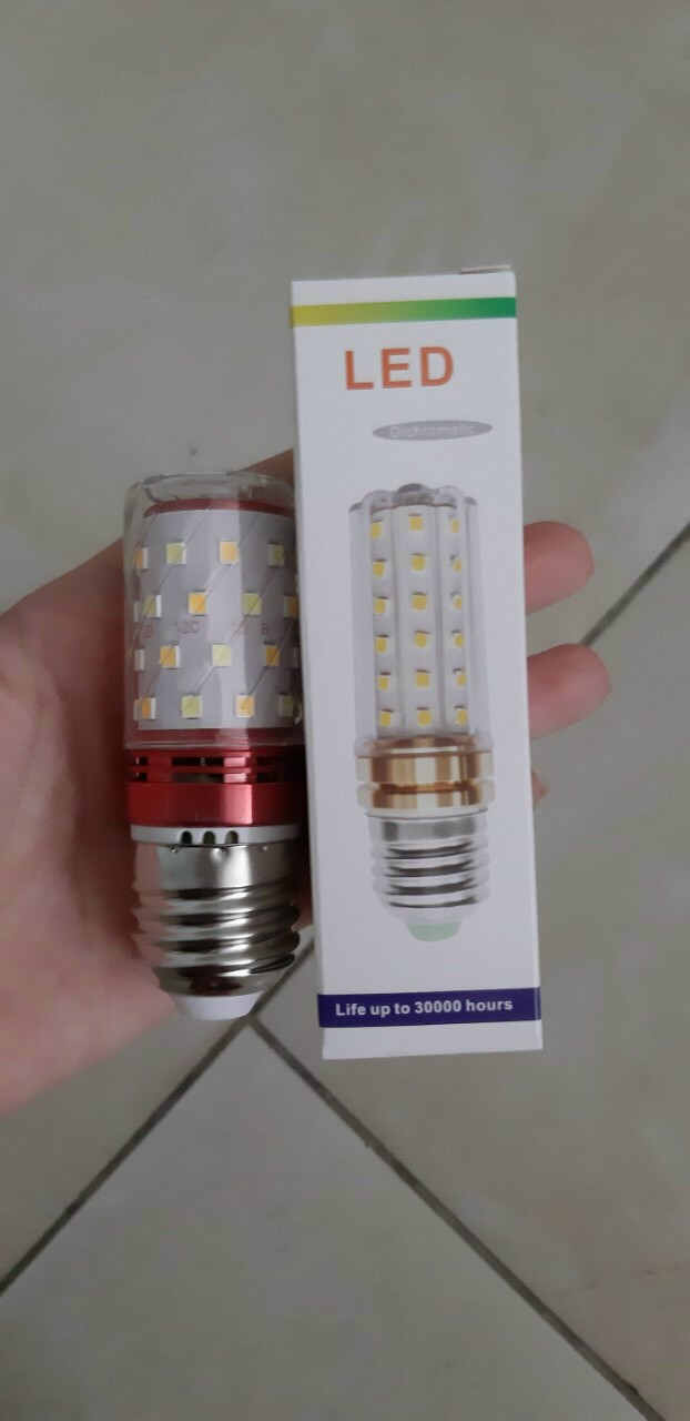 Bóng đèn Led Bắp 12w ,3 chế độ đuôi E27, E14
