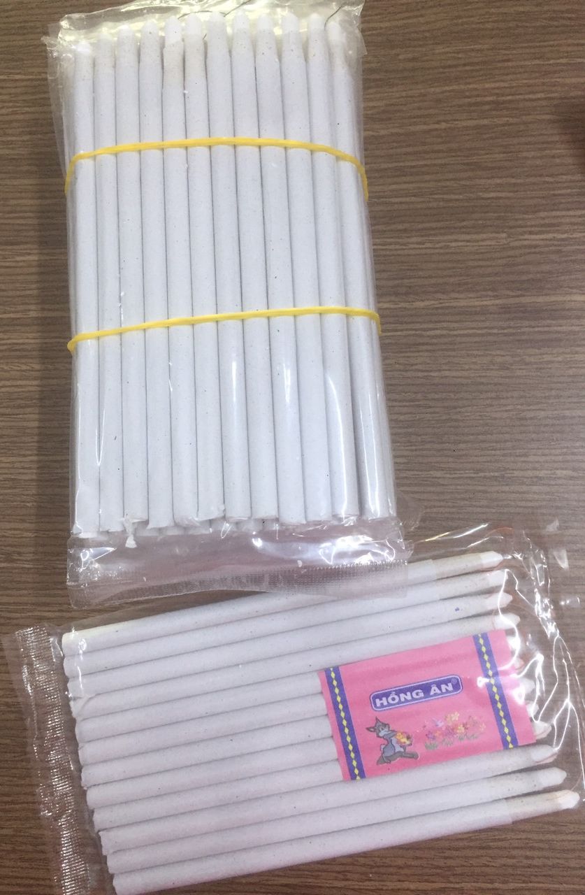 Sáp xé vỉ Hồng Ân - Túi 12 cây