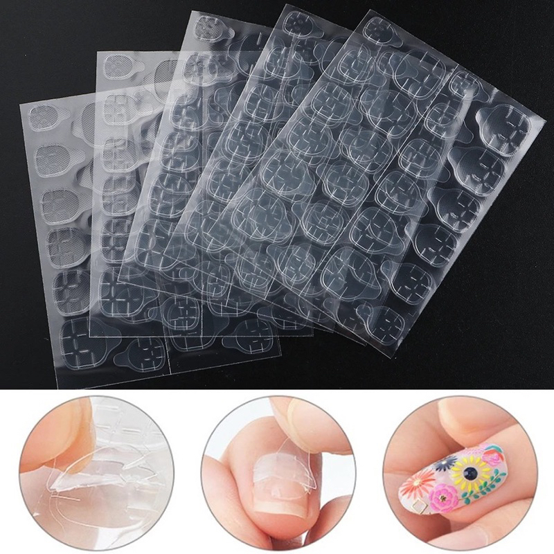 Miếng dán móng tay silicon tấm 24 miếng nhỏ đủ size
