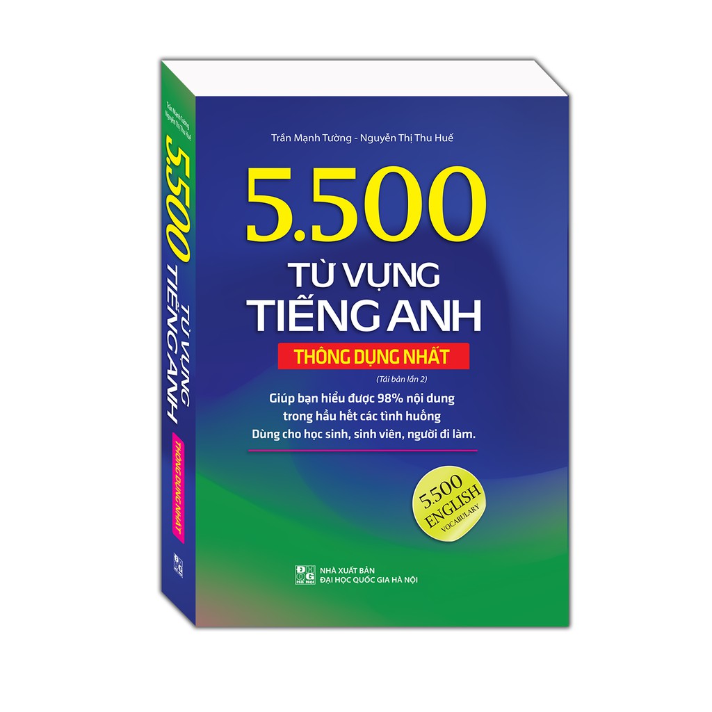 Sách - 5500 từ vựng tiếng Anh thông dụng nhất - tái bản