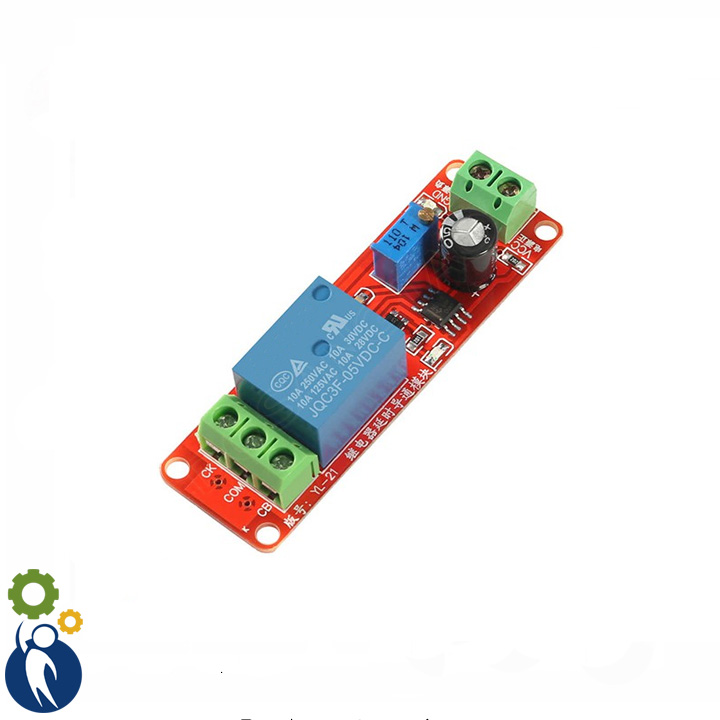 Mạch tạo thời gian trễ đóng ngắt relay ne555 5v