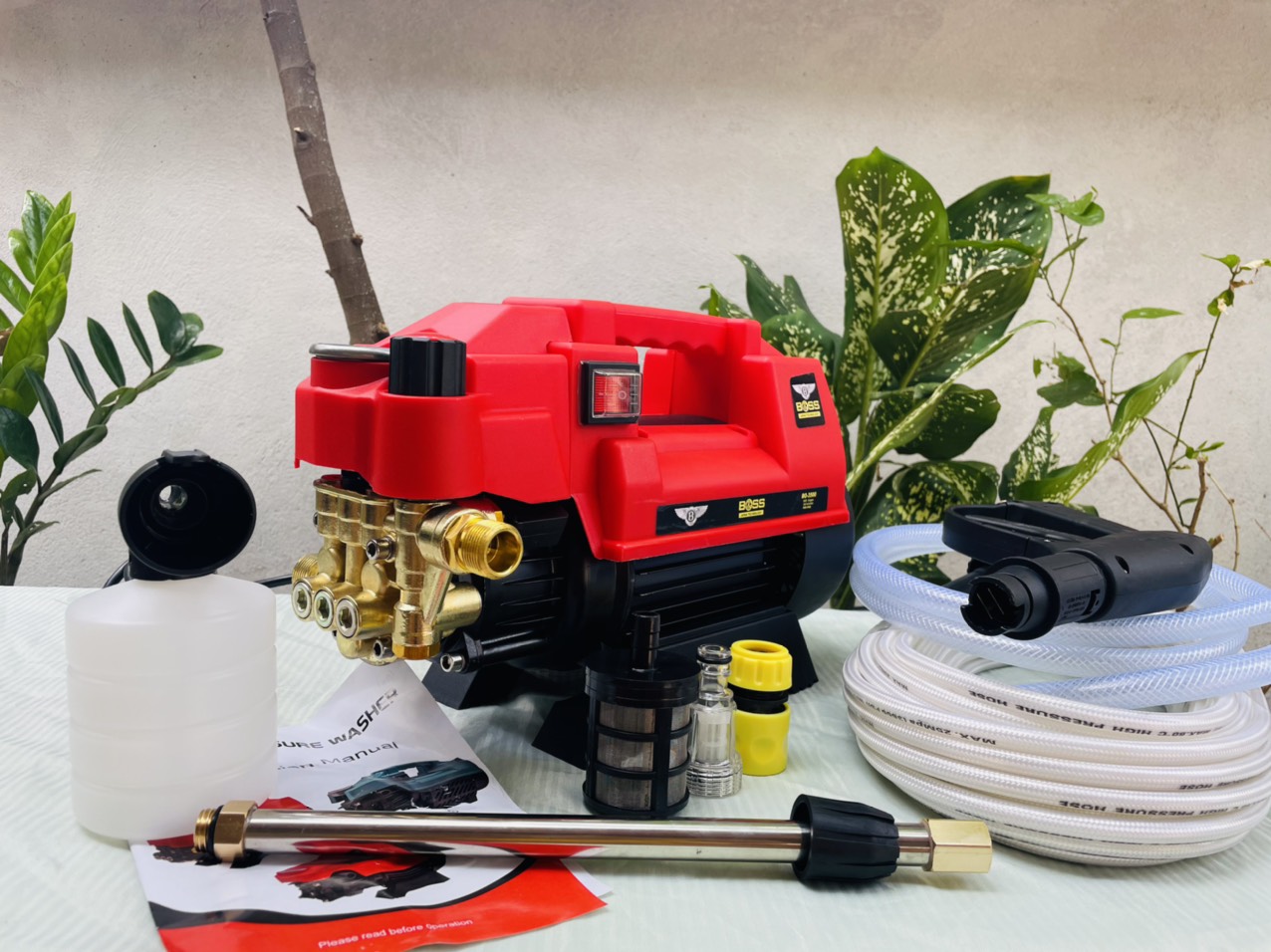 máy rửa xe áp lưc cao   BOSH 3500W