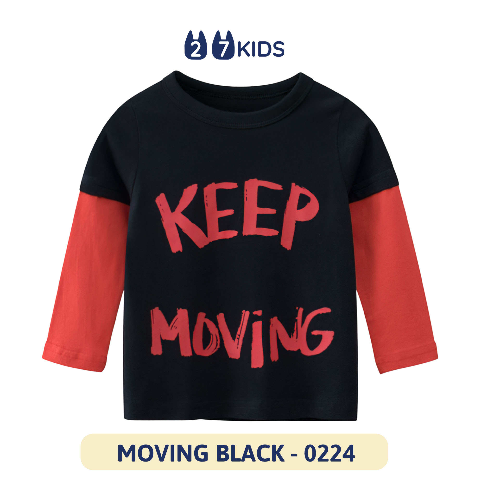 Áo thun dài tay bé trai 27Kids áo thu đông nam 100% Cotton cho trẻ từ 2-10 tuổi BLTS5