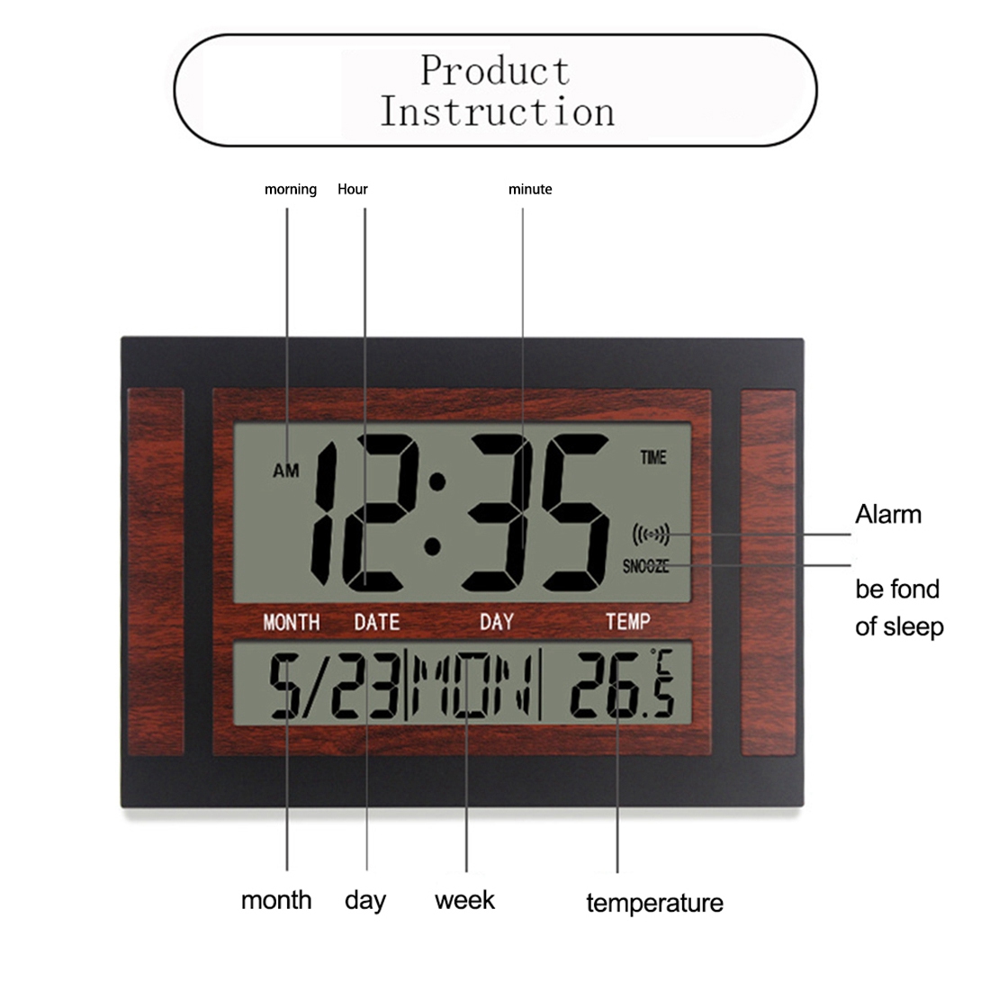 Digital%20Wall%20Clock%20LCD%20Number%20Time%20Temperature%20Calendar%20Alarm%20Silver%20-%20Image%206