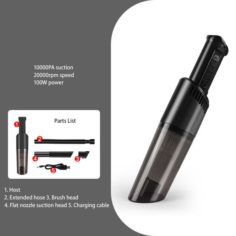 KUDIXIONG Handheld wireless vacuum cleaner home push rod multi-function vehicle small large suction cleaning machine