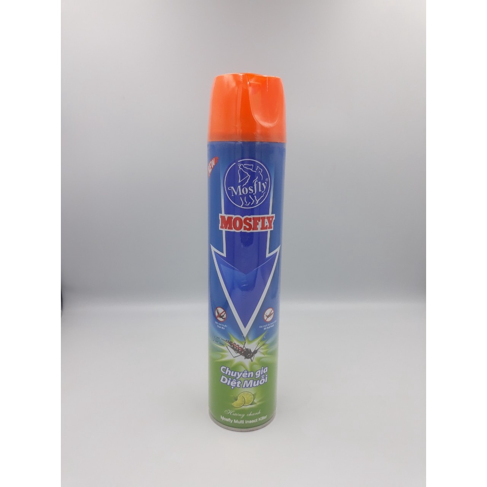 Bình xịt muỗi Mosfly Hương chanh - 600ml
