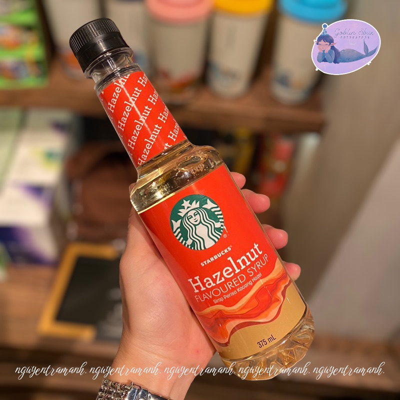 Syrup starbucks - siro pha chế starbucks vị hazelnut 375ml