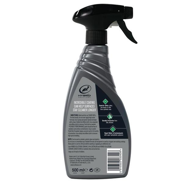 [Chai xịt ceramic phủ bề mặt xe Mỹ] Turtle Wax Hybrid Solutions Ceramic Spray Coating 800ml