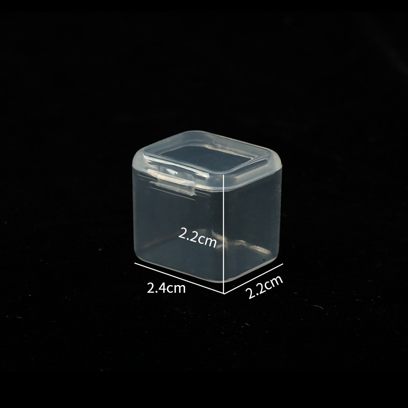 Jewelry Organizer Earrings Jewelry Packaging Storage Mini Jewelry Storage Container Square Plastic Box For Jewelry Storage Mini Storage Box For Jewelry Jewelry Packaging Organizer Small Square Plastic Box For Earrings