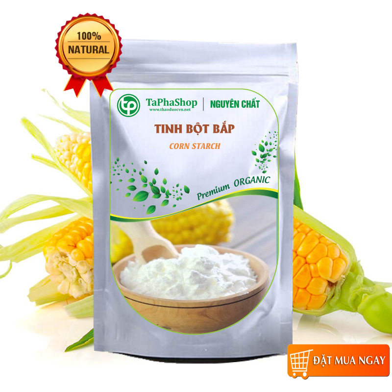 Tinh bột bắp nguyên chất 100g -Tấn Phát