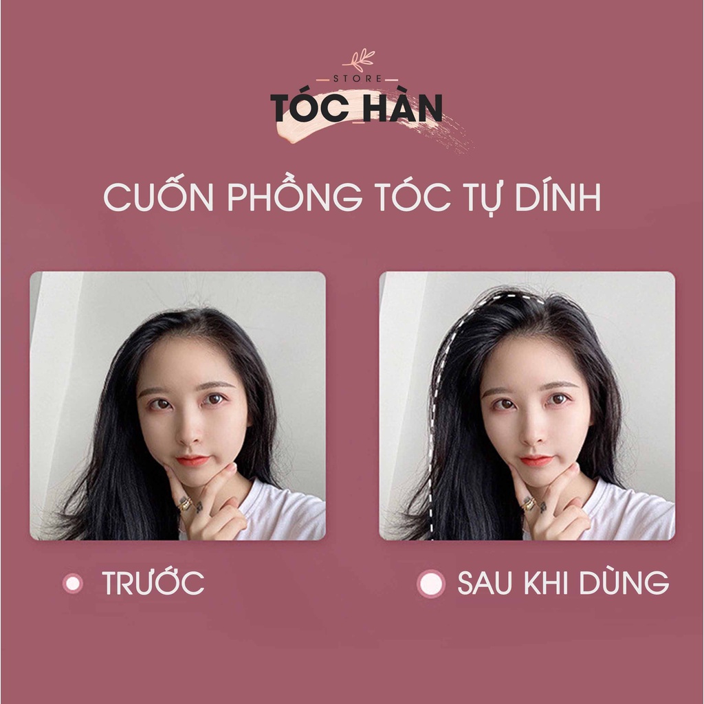 Lô cuốn tóc làm phồng mái giữ nếp tóc uốn xoăn