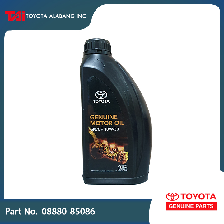 Toyota Genuine Motor Oil 10W-30 1L (08880-85086) | Lazada PH