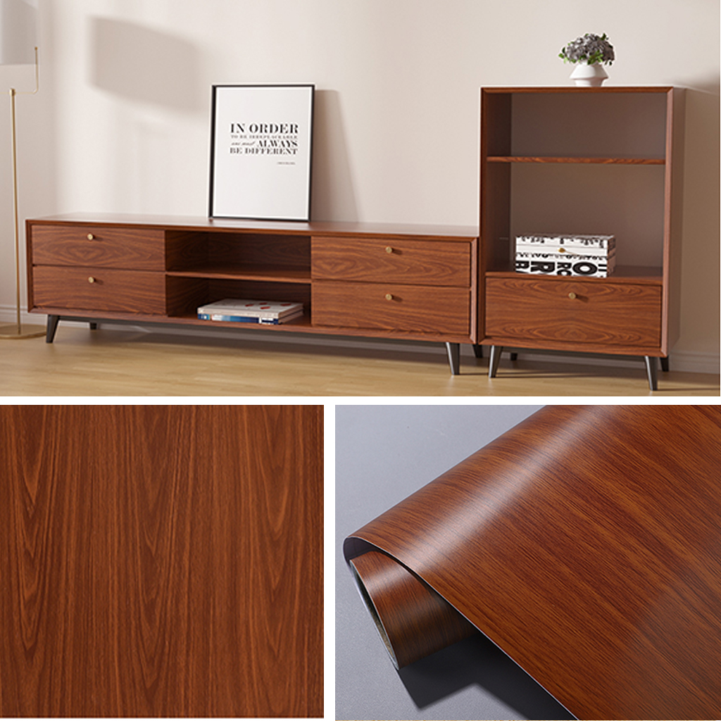 Giấy dán tủ gỗ bàn học chống nước dễ dàng lau chùi khổ 1.2m tặng đồ thi công decal
