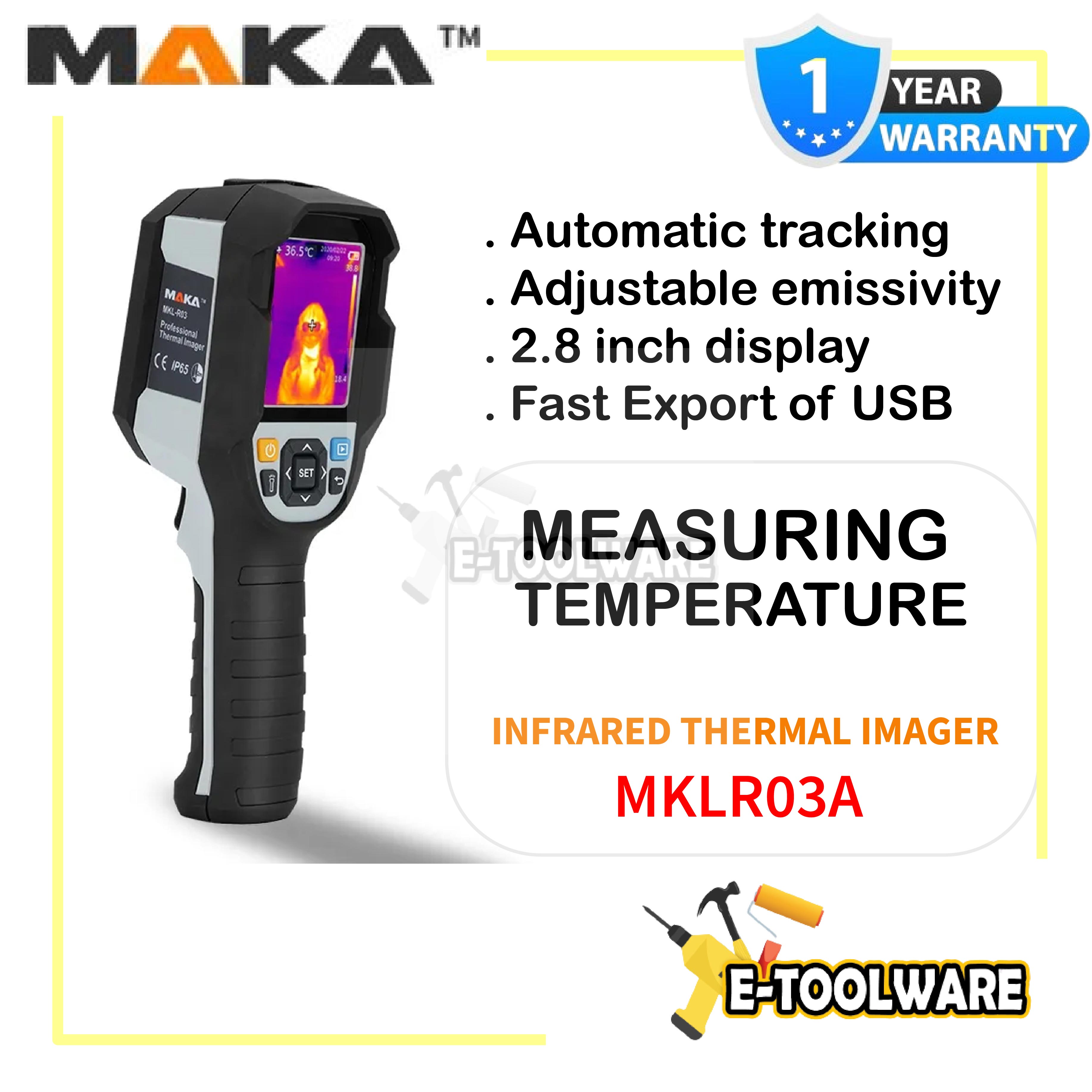 MAKA MKLR03A Infrared Digital HD Thermal Imager Temperature Sensor TI ...