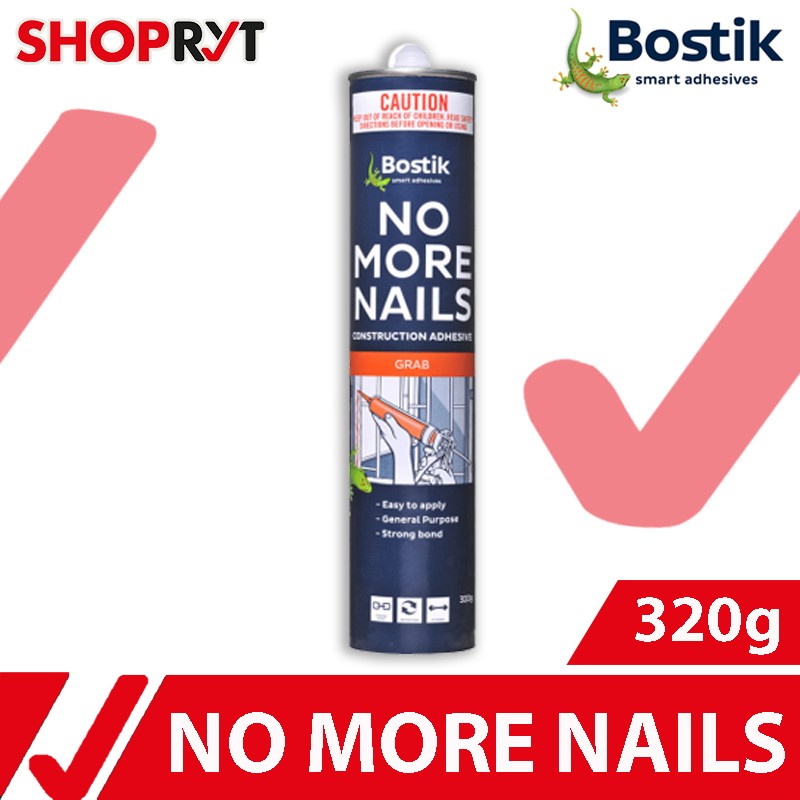 Bostik No More Nails 320G Multipurpose Adhesive General Purpose