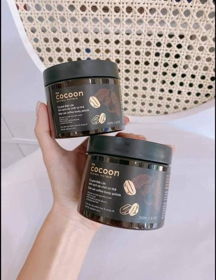 Tẩy tế bào chết cà phê Cocoon hủ 200 gram