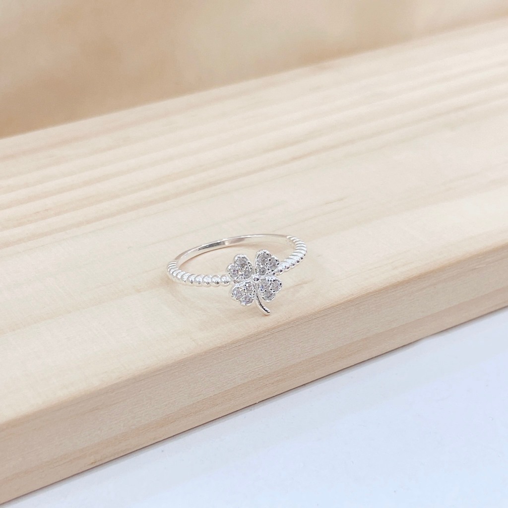 Nhẫn bạc nữ LAMY Four-Leaf Clover Ring Silver 8193SV - Nhẫn bạc ta cao cấp