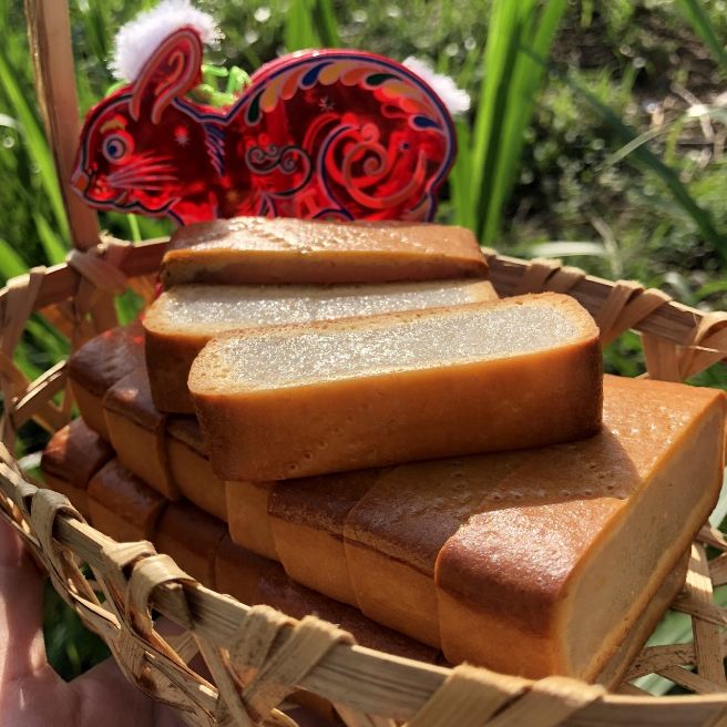 Bánh Xà Lam dừa nướng