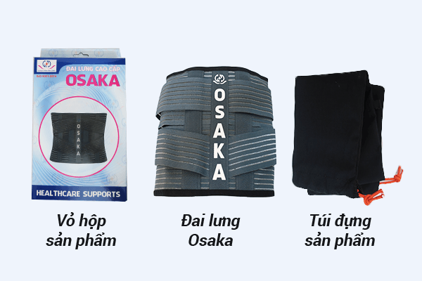 Đai lưng hỗ trợ điều trị cột sống lưng cao cấp Osaka