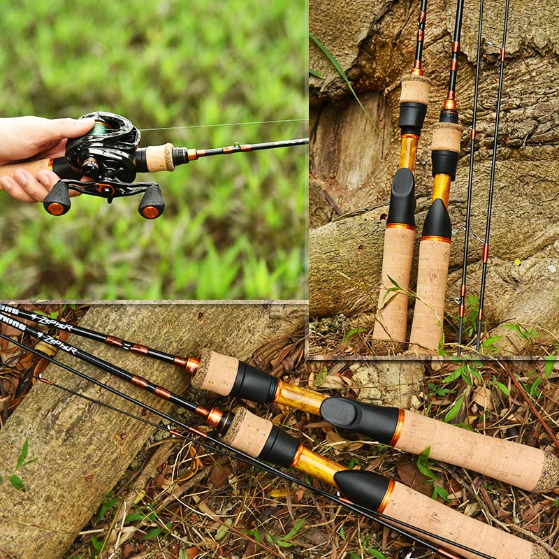 22du ！KastKing Zephyr Bait Finesse System UL Spinning Casting Fishing Rod  Carbon Fiber 2 Pieces 1.53-1.8m 1-8g for Trout Fishing