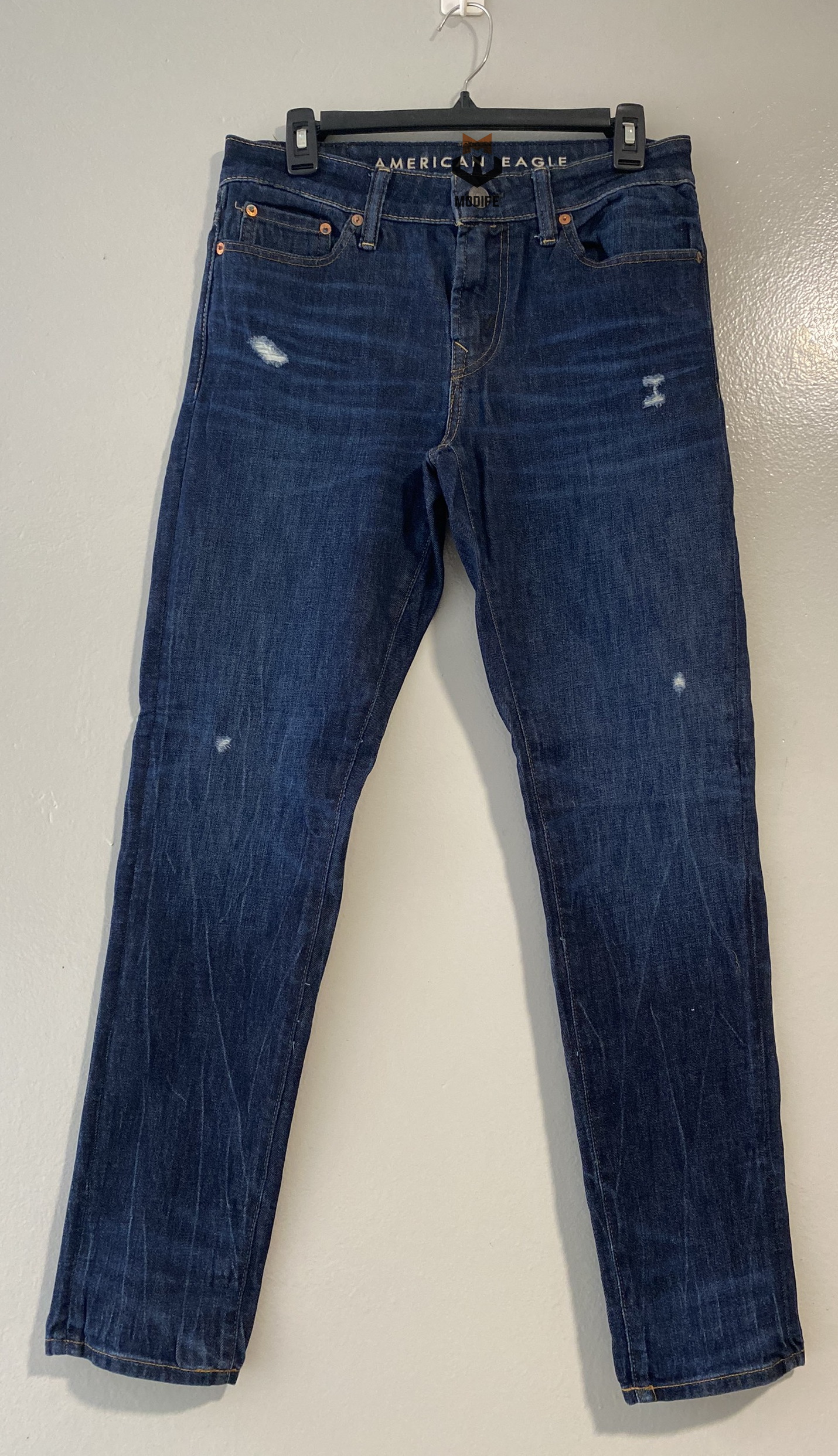 Quần Jean Nam American Eagle Airflex Xanh Đậm Form Dáng Basic - Modife Shop
